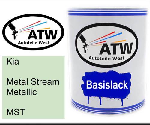 Kia, Metal Stream Metallic, MST: 1L Lackdose, von ATW Autoteile West.